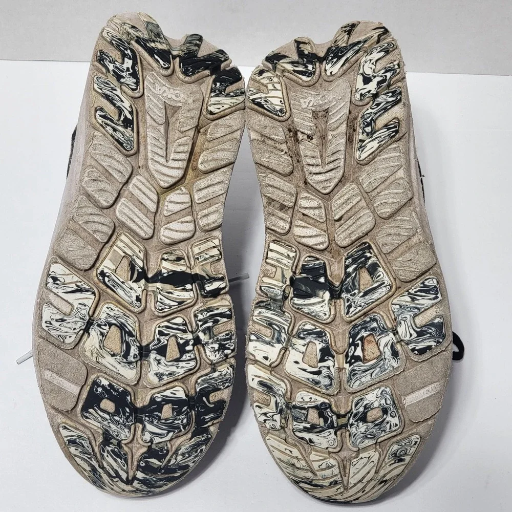 Hoka Kawana Womens‎ Black White Running Shoes Sneakers Size 8.5 1123164 BWHT
